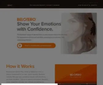 Belotero.ca(Merz Aesthetics) Screenshot