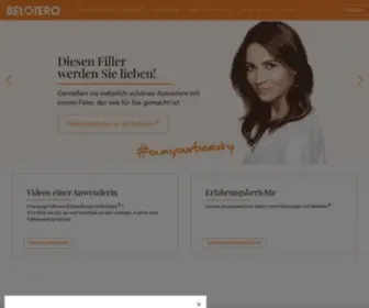 Belotero.de(Hyaluronsäure zur Faltenbehandlung & Faltenunterspritzung) Screenshot