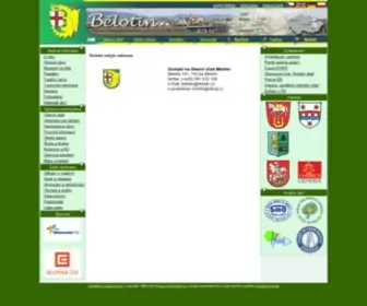 Belotin.cz(Obec Bělotín) Screenshot