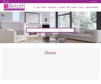 Belotti-Immobilier.com(BELOTTI IMMOBILIER agence immobilière à Portet) Screenshot