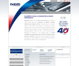 Belotti.com(Belotti Spa) Screenshot