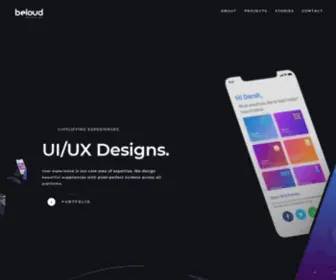 Belouddesign.com(BELOUD DESIGN STUDIO) Screenshot