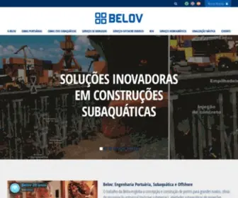 Belov.com.br(Engenharia Portuária) Screenshot