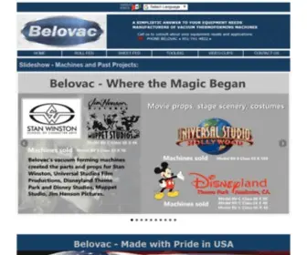 Belovac.com(Vacuum Forming Machine) Screenshot