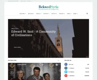 Belovedsyria.com.au(Beloved Syria) Screenshot