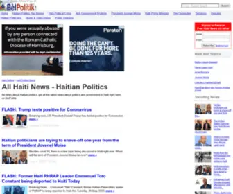 Belpolitik.com(All Haiti News) Screenshot