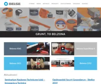 Belse.com.pl(Przemysłowe powłoki ochronne i kompozyty) Screenshot