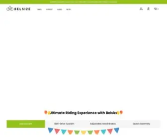 Belsizebike.com(New Style Lightweight Belt Drive Kids' Bike. Belsize Bike) Screenshot
