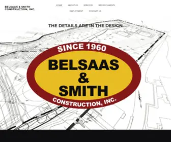 Belsmith.com(BELSAAS & SMITH CONSTRUCTION) Screenshot