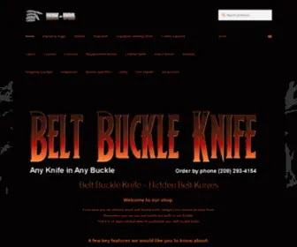 Belt-Buckle-Knife.com(Belt Buckle Knife) Screenshot