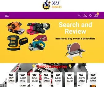 Belt-Sanders.com(Review and Compare best price for all Sanders) Screenshot