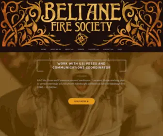 Beltane.org(Formed in 1988) Screenshot