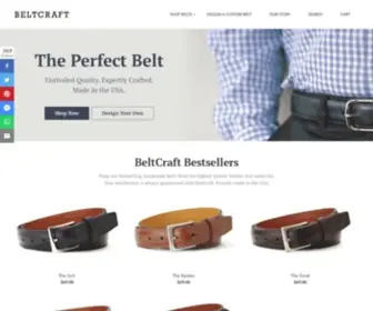 Beltcraft.com(Custom Mens Belts) Screenshot