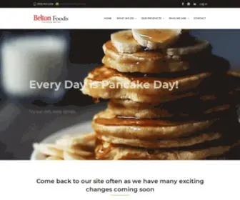 Belton.com(Belton Foods) Screenshot