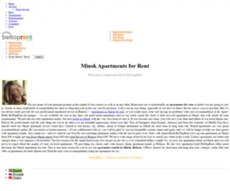 Beltoprent.com(Apartments for Rent & Apartment Rentals in Minsk) Screenshot