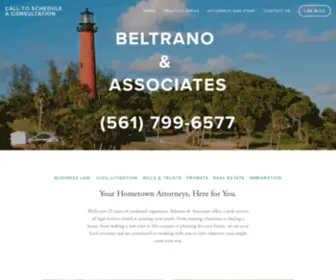 Beltranolaw.com(Call to Schedule a Consultation) Screenshot