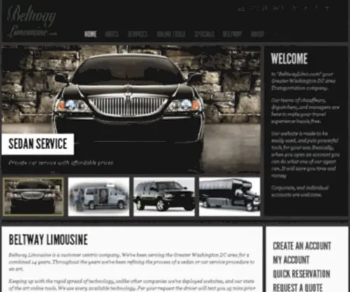 Beltwaylimousine.com(Beltway Limousine) Screenshot