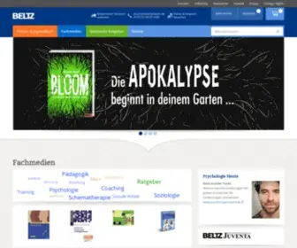 Beltz.de(Beltz Verlagsgruppe) Screenshot