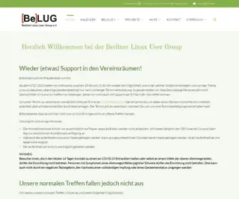 Belug.de(Wir sind die Berliner Linux User Group) Screenshot