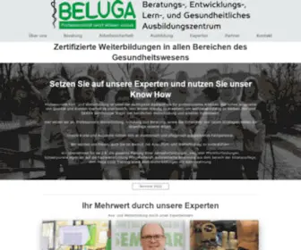 Beluga-Ausbildungszentrum.de(Weiterbildung im Gesundheitswesen) Screenshot