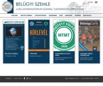 Belugyiszemle.hu(Címlap) Screenshot