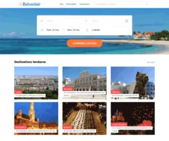 Belvedair.com(Portail de voyage) Screenshot