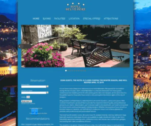 Belvedere-SA.com(Hotel Belvedere) Screenshot