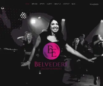 Belvedereentertainment.com(Live Wedding Band Los Angeles) Screenshot