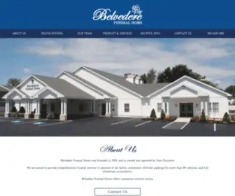 Belvederefh.com(Belvedere Funeral Home) Screenshot