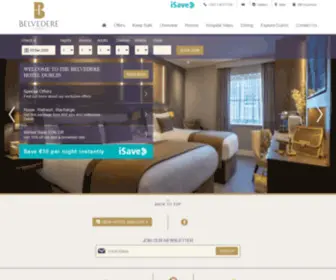 Belvederehotel.ie(Hotel in Dublin City Centre Near O'Connell St) Screenshot