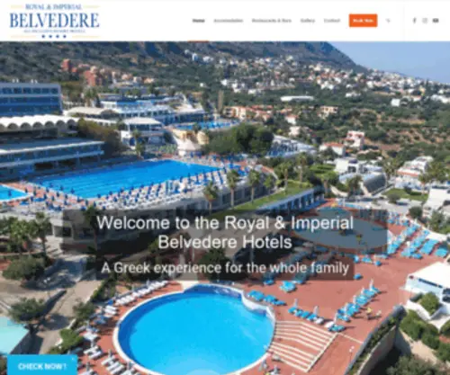 Belvederehotels.net(Royal & Imperial Belvedere Hotels) Screenshot