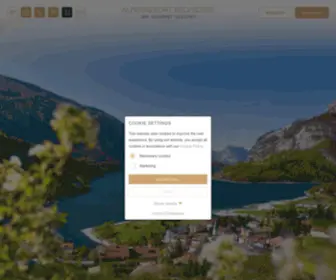 Belvederemolveno.com(Trentino Molveno Hotel Alpenresort Belvedere Lago di Molveno) Screenshot