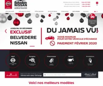Belvederenissan.com(Concessionnaires Nissan à Saint) Screenshot