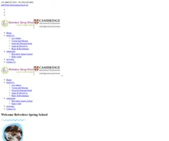 Belvederespringschool.org(Belvedere Spring School) Screenshot