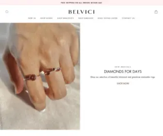 Belvici.com(Fine Diamond Jewelry) Screenshot