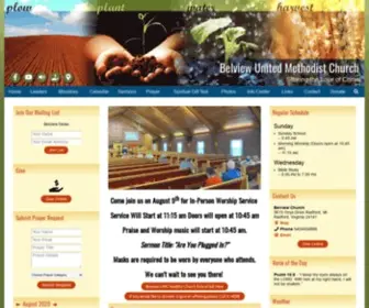 Belviewumc.org(Full-Featured Church Website Builder) Screenshot