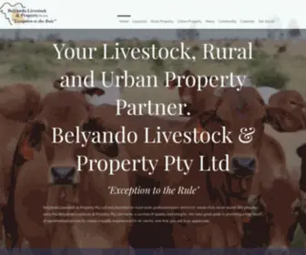 Belyando.com.au(Belyando Livestock and Property) Screenshot