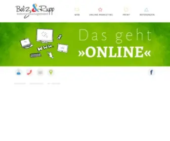 Belz-Rupp.de(Belz & Rupp Internetmanagement) Screenshot