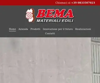 Bemamaterialiedili.com(Cemento da edilizia) Screenshot