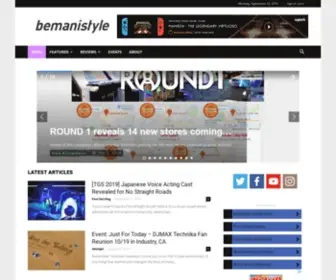 Bemanistyle.com(Let the music motivate your mind) Screenshot