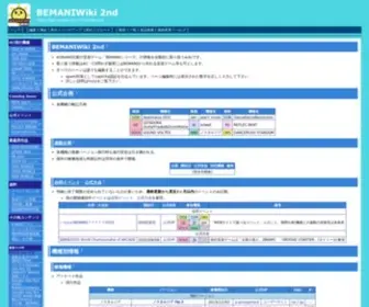 Bemaniwiki.com(コナミ) Screenshot