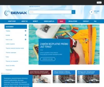 Bemax.pl(Tkaniny Włoskie Sklep) Screenshot
