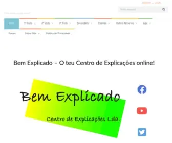 Bemexplicado.pt(Home) Screenshot