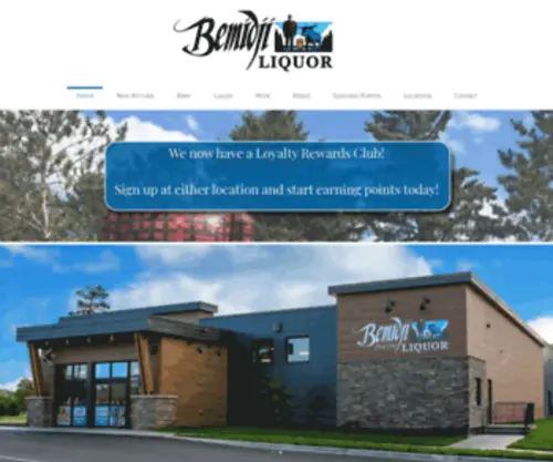 Bemidjiliquor.com(Bemidji Liquor) Screenshot