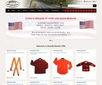 Bemidjiwoolenmills.com(Bemidji Woolen Mills) Screenshot