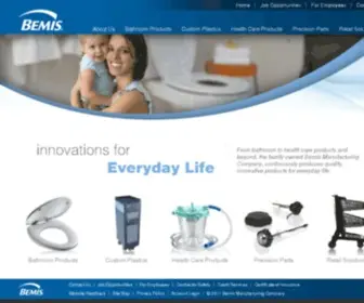 Bemismfg.com(Bemis Manufacturing Company) Screenshot