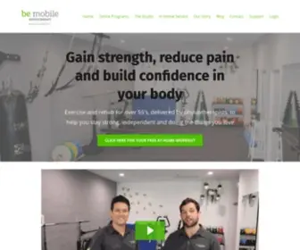 Bemobilephysio.com.au(Be Mobile Physiotherapy) Screenshot