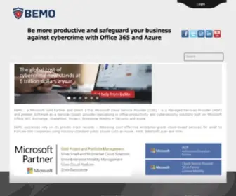 Bemopro.com(Cybersecurity, Compliance and Managed IT for small business) Screenshot