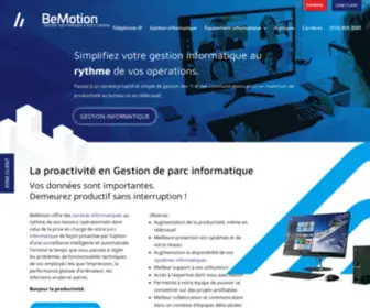 Bemotion.tech(Soutien Informatique Montréal) Screenshot