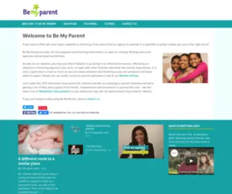 Bemyparent.org.uk(Be My Parent) Screenshot
